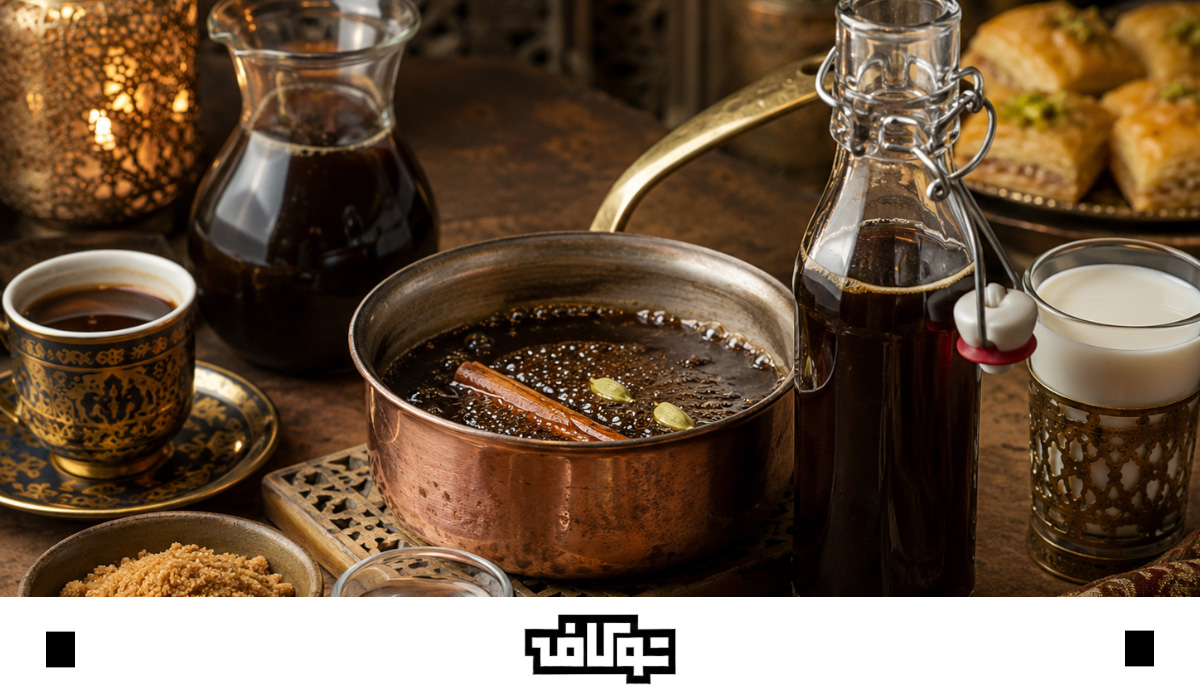 طرز تهیه شربت قهوه عربی