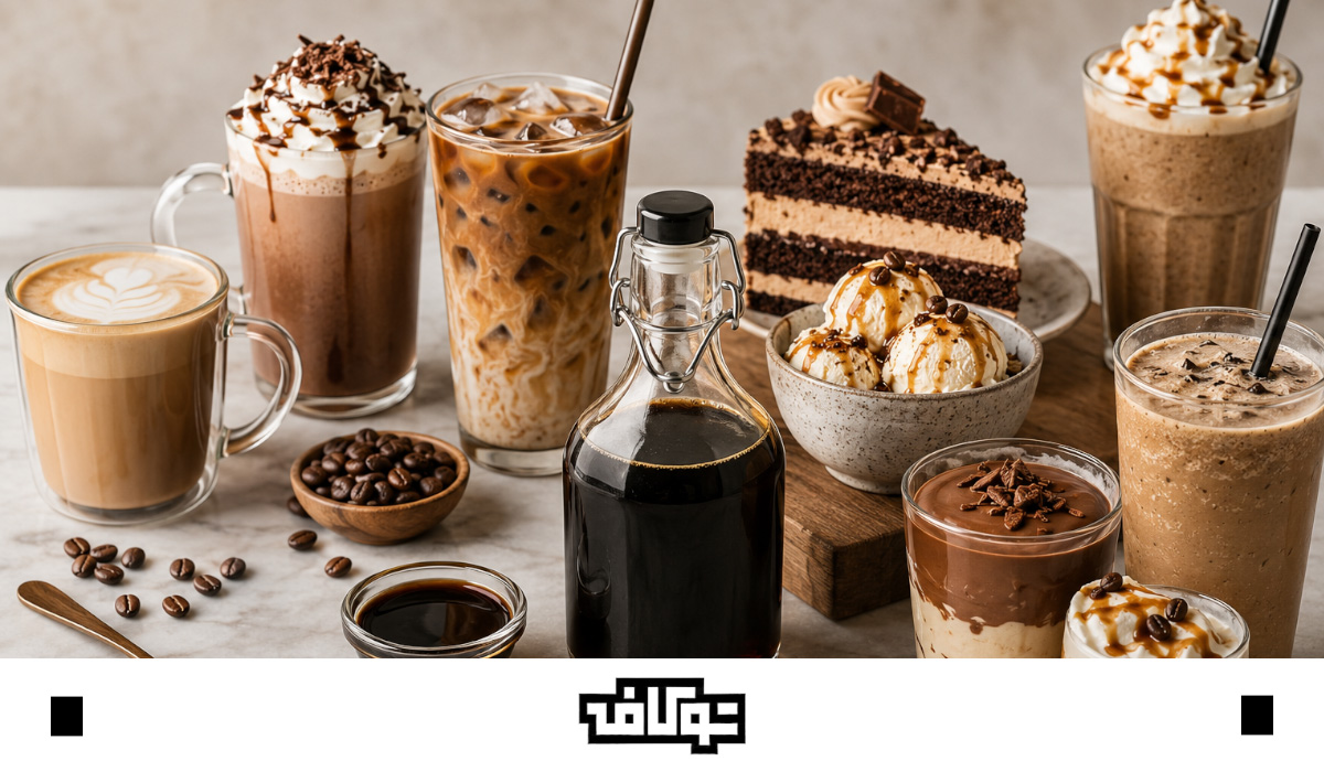 استفاده از شربت قهوه در خوراکی های مختلف